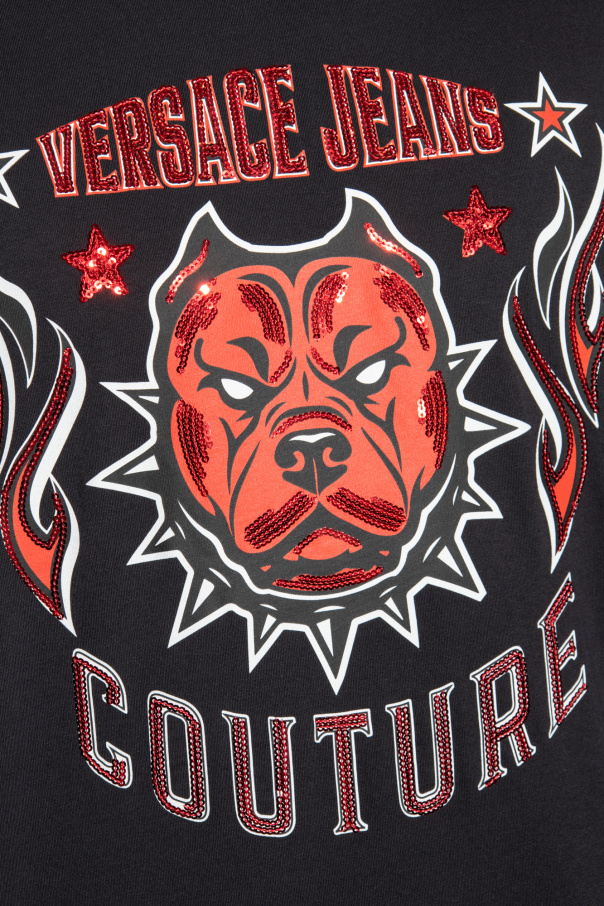 Versace Jeans Couture Printed T Shirt Men S Clothing Vitkac